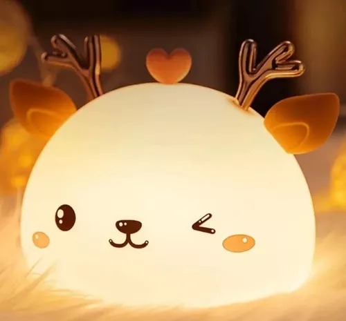 Lámpara silicona de reno